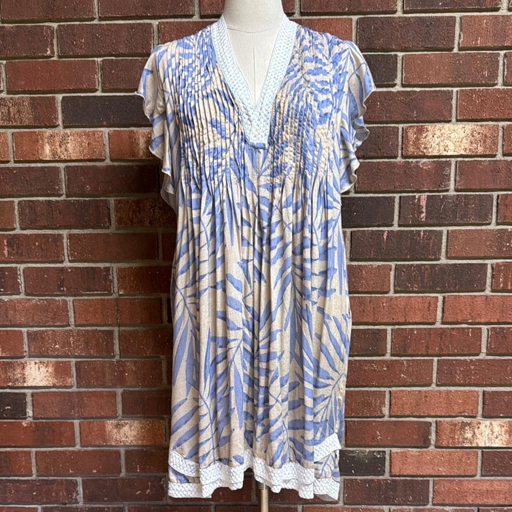 Navy Bleu Eden Floral Dress